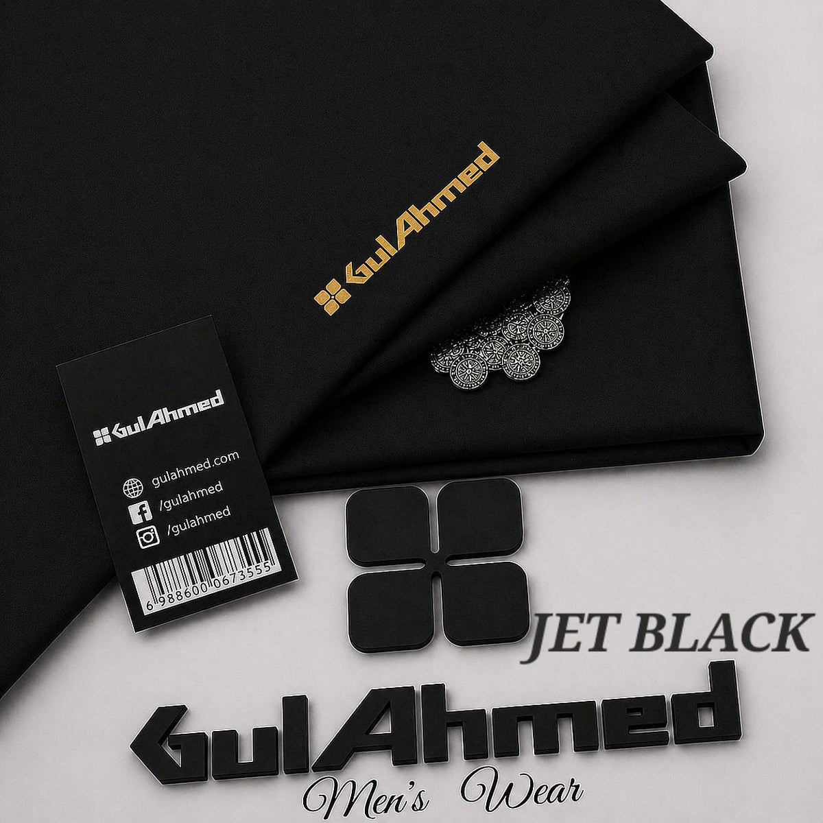 Gull Ahmed Cotton | Jet Black