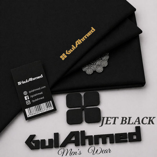 Gull Ahmed Cotton | Jet Black