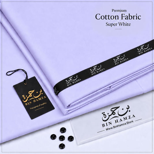 Premium Cotton By Bin Hamza | Supper White